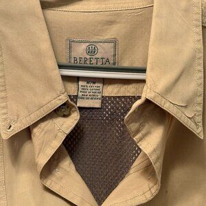 Beretta sporting clays short sleeve button down shirt